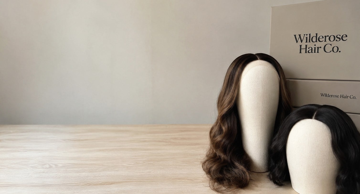 Custom printed wigs with logo