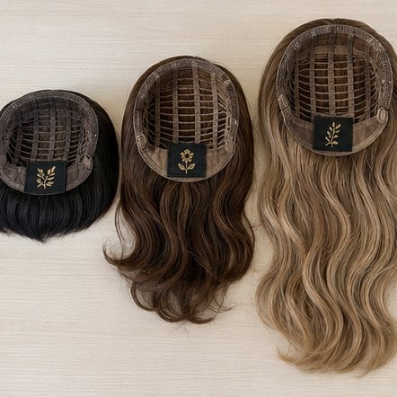 Wigs with logo printing